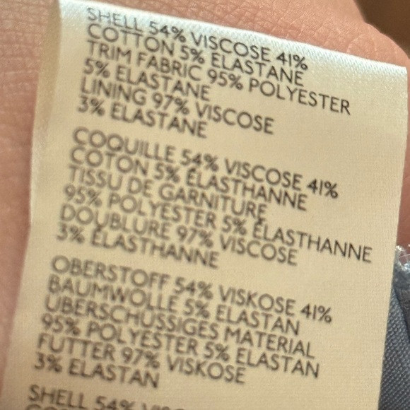 By Anthropologie • NWT Strapless Slim Midi Dress Blue Sequin 16 Party Cocktail - Picture 13 of 13